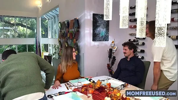 Step Mom's Thanksgiving Gangbang - Aderes Quin, Robby Echo, Donnie Rock, Axel Haze