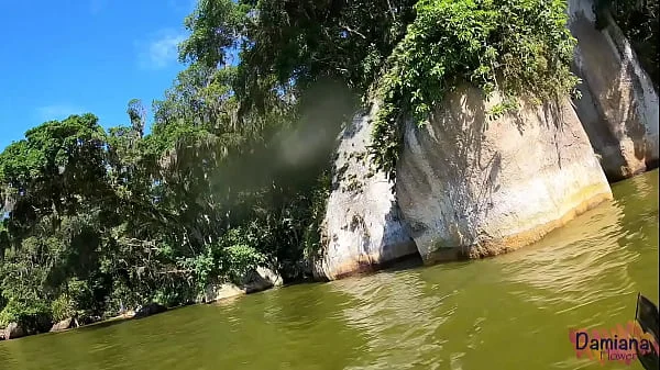 Troca de casais depois de uma aventura no caiaque com Damiana e Bruna Carlos