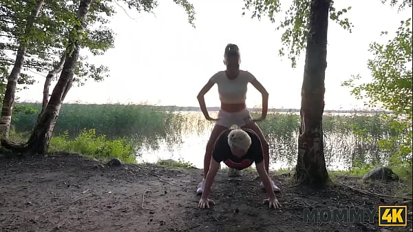 MOMMY4K. Jogging ended up as riding a big cock and mature pussy licking at the MILF’s place