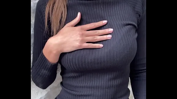 Risky Public Flashing and Sex with 18yo Teen Model - POV Sex