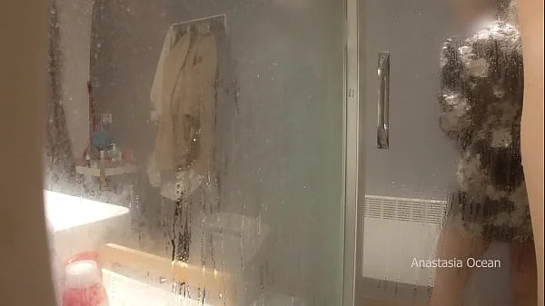 Stepmom came to his bathroom, he started jerking, she likes to watch. My pervert family.