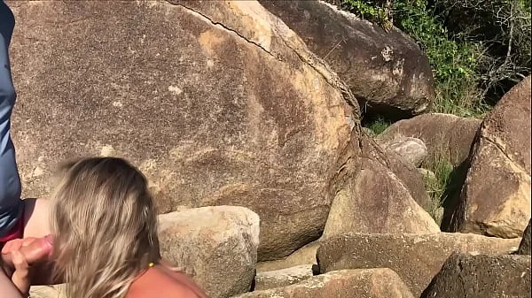 Passers-by were outraged, but she continued to suck and beg to fuck her ass