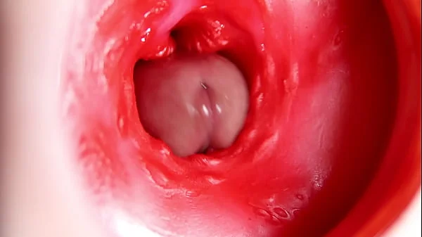 This beautiful pussy is pulsating and squeezing my cock! Camera inside the hole!