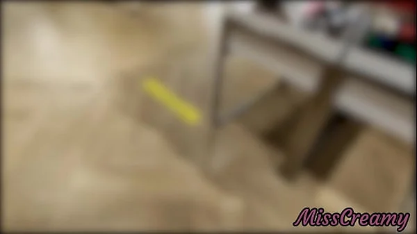 #2 I pull out my cock in front of a young girl in the public dressing room and she helps me cum - Dick Flash - MissCreamy