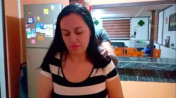 My stepson's friend came over to fuck me while I was washing dishes.