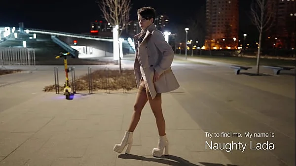 Just a coat on my naked body