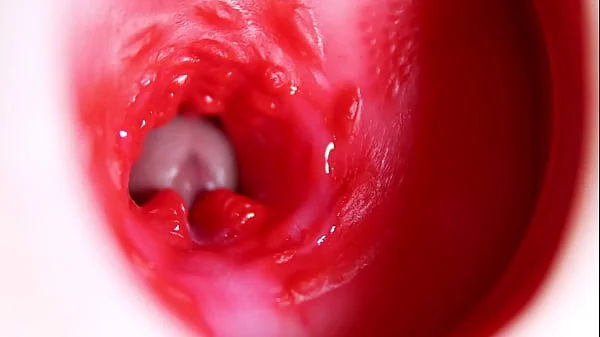 Nice big head slides inside best friend's sweet shiny hole!