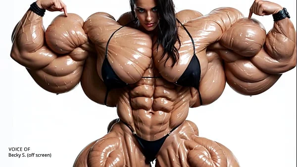 How big can she get? Pump Factory brings massive muscle growth to subject Natasha