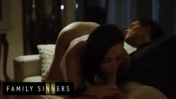 FAMILY SINNERS - Horny Stepbro Sneaks In His Stepsis's House And Seduces Her Making Her All Wet And Ready To Fuck