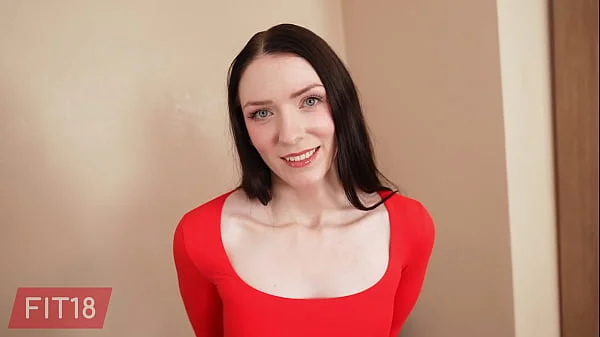 Fit18 - Celestina Blooms - Casting Blue Eye Snow White Beauty In Fire Red Bodysuit