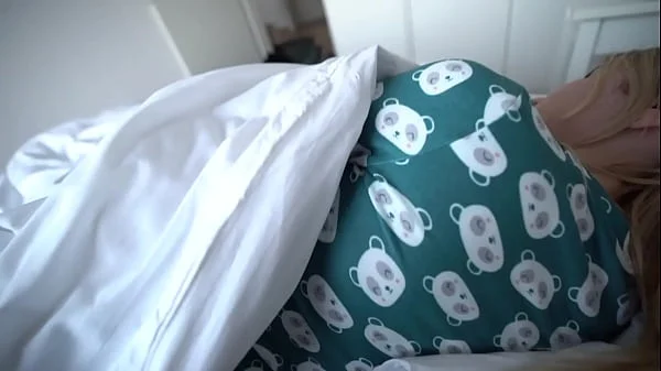 stepmom and stepson share a bed in a hotel room!