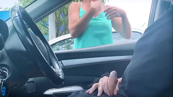 Milf teases me in the mall in front of everyone and makes me cum in the parking lot