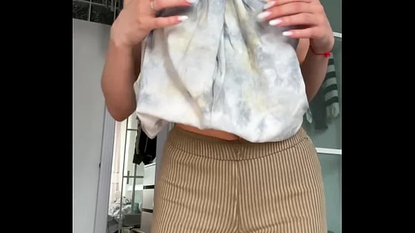 My Hot Stepmom caught me jerking off on her nudes and helped me cum