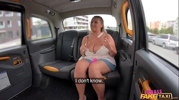 Female Fake Taxi OMG, Look at the Size of your TITS