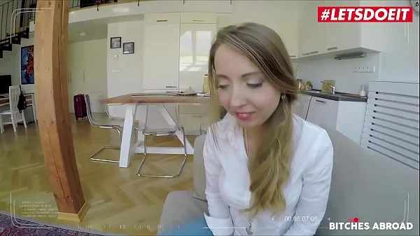 LETSDOEIT - Russian Teen Anya Akulova Gets To Fuck With A Real Big Cock Guy This City Break