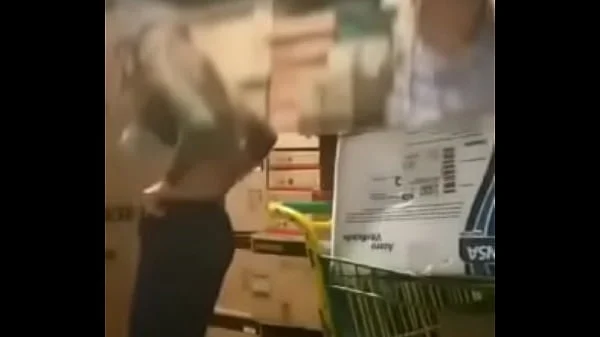 Quickie in store closet