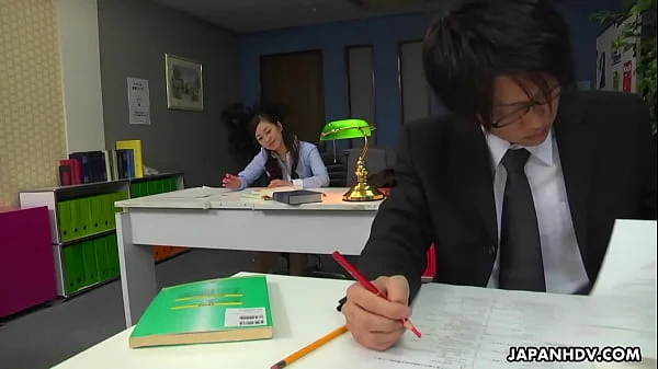 Japanese office lady, Maria Ono is naughty, uncensored