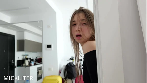 My horny roommate dries my balls perfectly