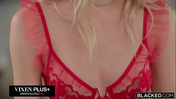 BLACKED Cock Hungry Cutie Amber Moore Gets A Double BBC Creampie