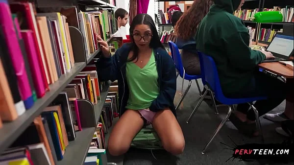 Sneaky Blowjob Under the Table in Class - PervTeen