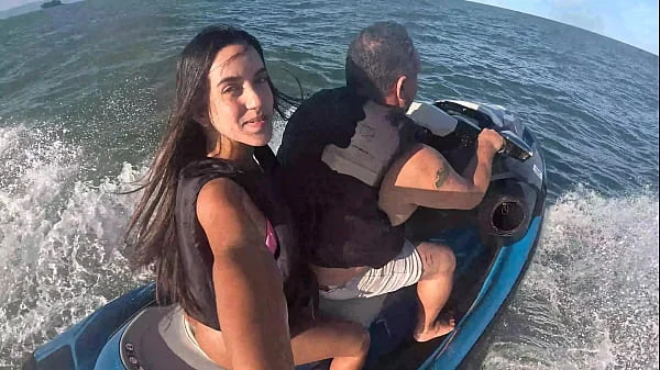 Loucuras no Jet Ski no mar do Guarujá - SP