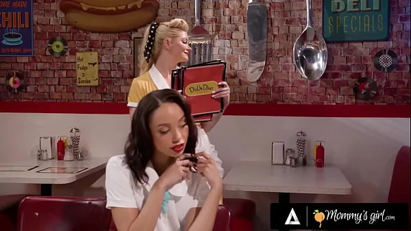 MOMMY'S GIRL - MILF Serene Siren’s Rough Scissoring & Face Fuck Spark Cute Alexis Tae’s Lesbian Lust