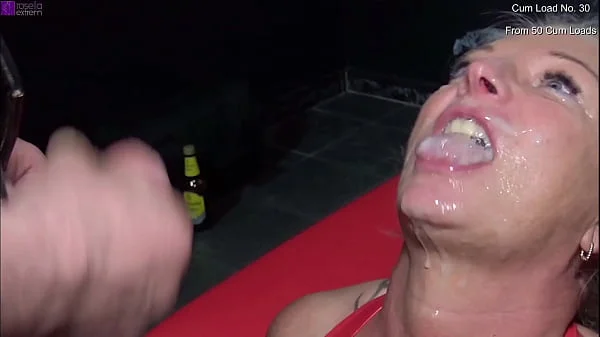 My XXL Blowjob Bukkake and Cum Swallowing Event in an Adult Market! Chapter 4 (CumLoad 27-33)