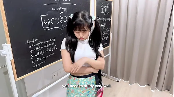 Cute Asian Horny Girl try to seduce her Teacher ( English Subtitle )