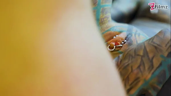 Pornstar Tattoo Artist gets Assfucked from Customer - hard Anal, ATM, facial cumshoot