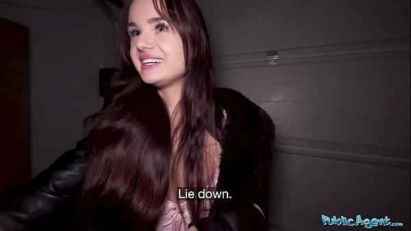 Public Agent She had cum on her face when I met her - WTF?