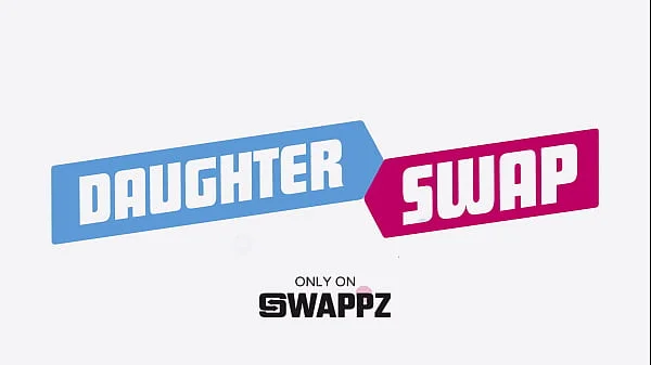 Scared Stepdaughters Swap Gangbang After Horror Movie Jerk Off Session