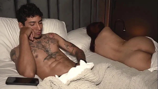 Step-siblings share a room after many years of not seeing each other - some things have changed