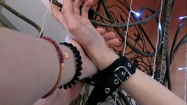 Master trains bound submissive milf in hard home bdsm fisting for the first time