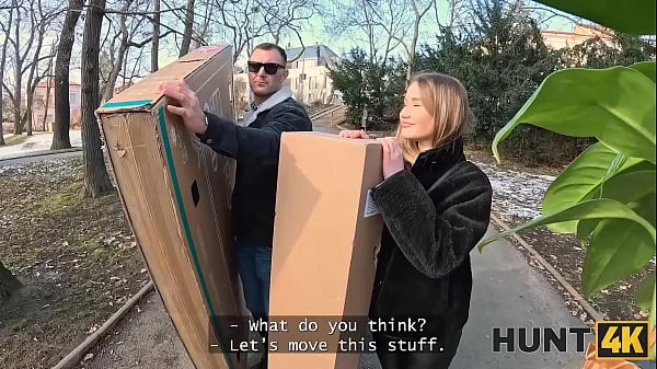 HUNT4K. I closed my BF’s eyes with banknotes and sucked stranger’s cock! I’m not that shy