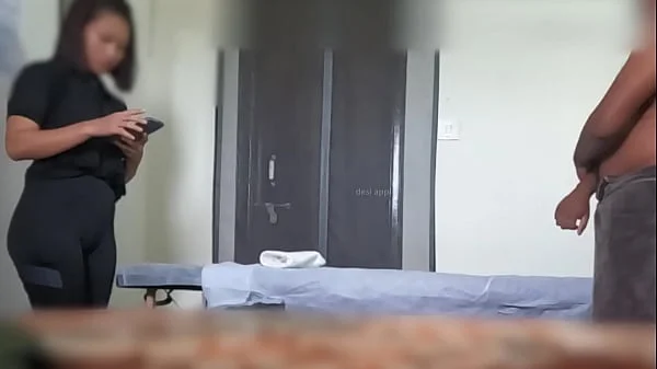 Massage girl hesitating to do happy ending and got convinced at the end