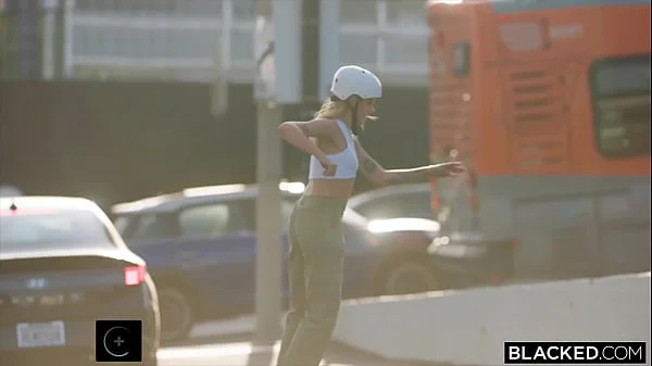 BLACKED Petite Tight Blonde Dylan Moore Squirts All Over Jason's Thick BBC