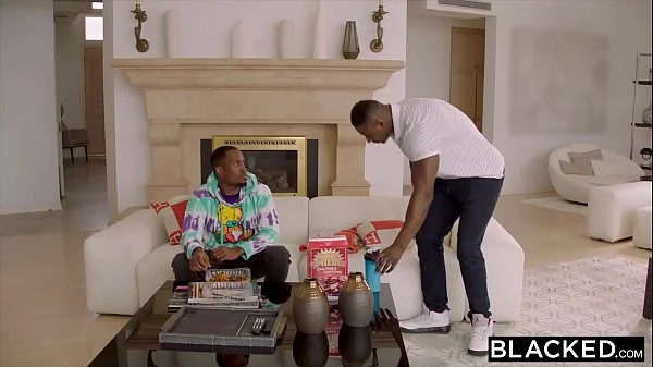 BLACKED Cheating petite blonde takes on two huge BBCs