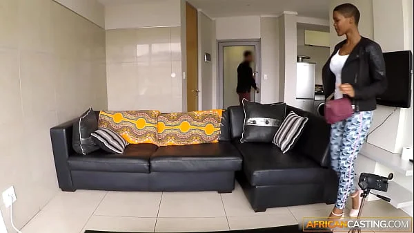 Big Tits African Girl Sloppy Sucks Big Cock Producer To Get Booked