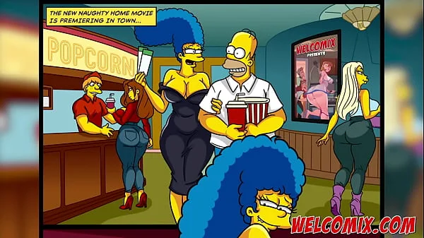 Naughtiness at the movies! The Simpsons Porn Comics