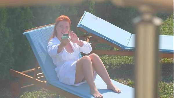 My stepbrother spied on me squirting.