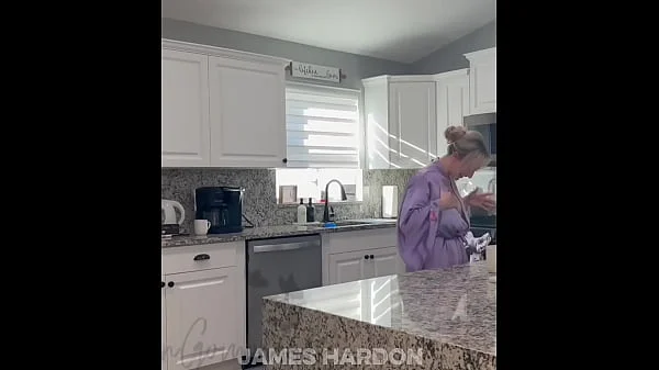 Blonde Hotwife cucks husband and takes creampie bbc