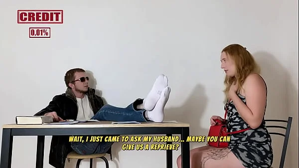 The wife came to ask for a loan deferment and was fucked