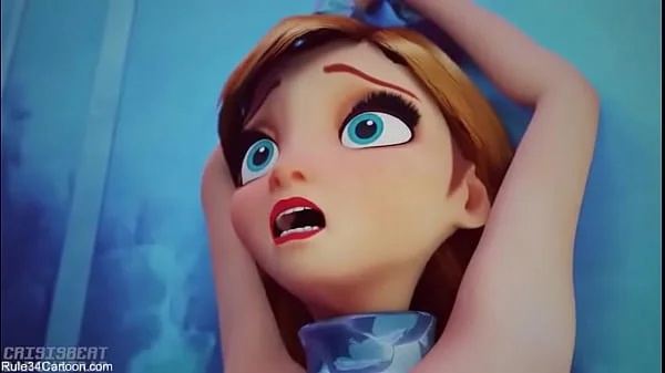 Elsa and Anna ice cube bdsm