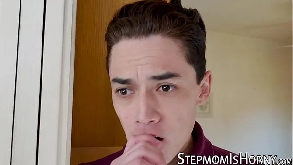 Naughty Brooklyn Chase caught and banged by stepson