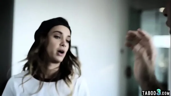 Stepbrother converting his lesbian teen stepsister