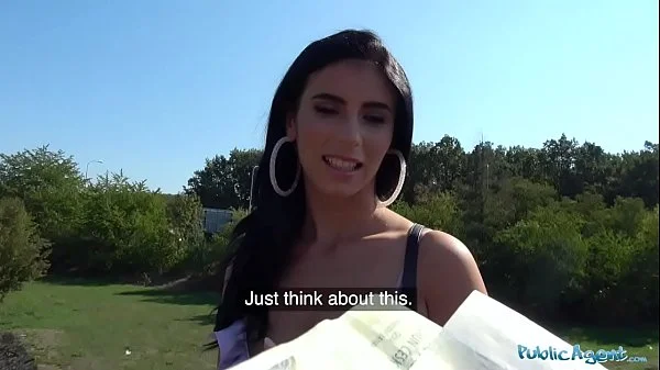 Public Agent Hot busty Romanian beauty fucked to orgasm for cash