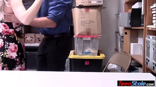 Busty blonde suspect fucked her way out of trouble