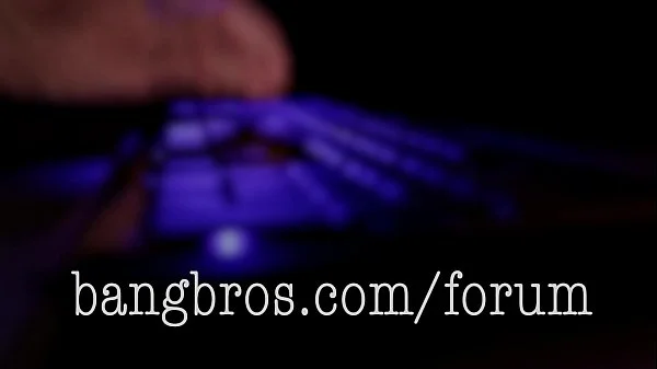 BANGBROS - Logan Long Finds His BFF's Busty Mom Nina Elle Masturbating In The Bathroom