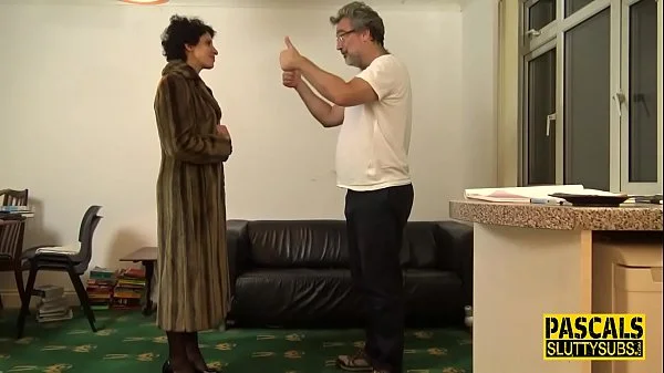 Bound milf in lingerie