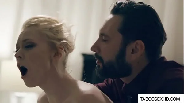 step Daughter get pounded hard while dad is watching